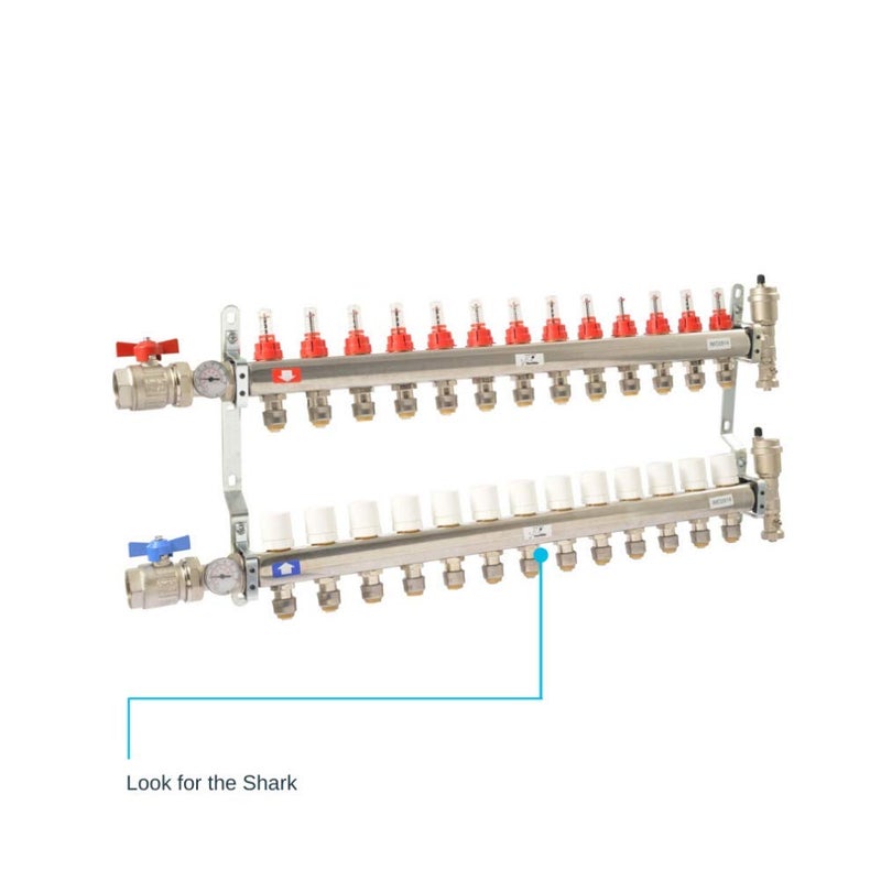 SharkBite 6 Port Open Crimp Copper Multi-Port Tee, Plumbing Fittings, PEX, PE-RT, 22788A - Image 3